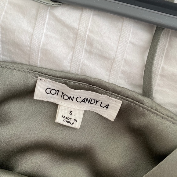 OPEN BACK SILK TANK - Picture 2 of 2